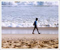 Beach at Puri, Orissa