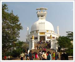 Shanti Stupa, Dhauli, Orissa