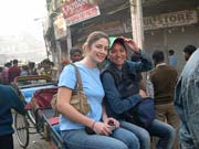 rickshaw ride through Chandni Chowk, Delhi